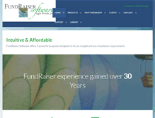 Tablet Screenshot of fundraisersoftware.com